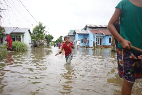 Ilustrasi banjir. (Foto: Int)